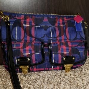 Plaid Coach crossbody